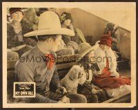 8t511 MY OWN PAL LC '26 Tom Mix & Olive Borden look at young cowgirl Virginia Marshall!