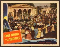 8t534 ONE NIGHT IN THE TROPICS LC '40 huge dancing scene, but I can't find Bud & Lou anywhere!