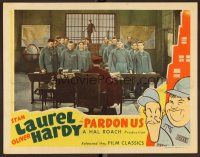 8t547 PARDON US LC R44 convicts Stan Laurel & Oliver Hardy attend school in prison!