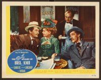 8t570 PRIVATE AFFAIRS OF BEL AMI LC #2 '47 John Carradine watches George Sanders & pretty girl!