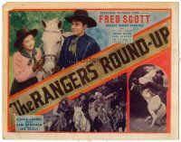 8t092 RANGERS' ROUND-UP TC '38 silvery voiced baritone Fred Scott saves Christine McIntyre!