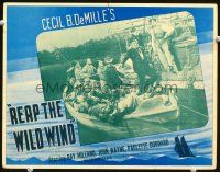 8t591 REAP THE WILD WIND LC R40s Ray Milland watches rowboat filled with tied up men!