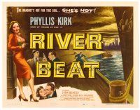 8t098 RIVER BEAT TC '54 the dragnet is out for smoking bad girl Phyllis Kirk, who is HOT!