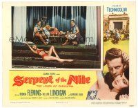 8t629 SERPENT OF THE NILE LC '53 sexiest Rhonda Fleming as Egyptian Queen Cleopatra, Lundigan