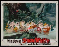 8t652 SNOW WHITE & THE SEVEN DWARFS LC R67 Disney cartoon classic, all seven marching to work!