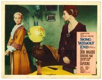 8t660 SONG WITHOUT END LC #2 '60 full-length Capucine watches Genevieve Page across room!