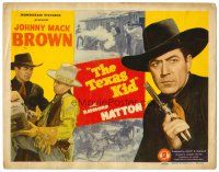 8t120 TEXAS KID TC '43 cowboys Johnny Mack Brown & Raymond Hatton!