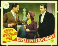 8t724 THREE LOVES HAS NANCY LC '38 Robert Montgomery doesn't know how Janet Gaynor found him!