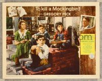 8t735 TO KILL A MOCKINGBIRD LC #4 '63 Mary Badham as Scout with the other two kids & a lady!