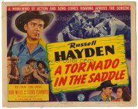 8t125 TORNADO IN THE SADDLE TC '42 Russell Hayden in whirlwind of action & song roaring on screen!