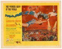 8t127 TRAPEZE TC '56 great circus art of Burt Lancaster, Gina Lollobrigida & Tony Curtis!