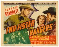 8t128 TWO-FISTED RANGERS TC '39 Charles Starrett, fist-flingin', lead-slingin', tune-swingin'!