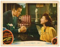 8t774 WHEN LADIES MEET LC '41 Herbert Marshall stares lovingly at pretty Joan Crawford!