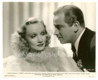 8w099 ANGEL 7.5x9.5 still '37 c/u of Melvyn Douglas looking at glamorous Marlene Dietrich!