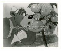 8w120 BARNEY BEAR'S VICTORY GARDEN 8x10 still '42 cartoon image of bear examining tomatoes!