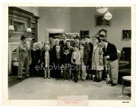 8w140 BIG STORE 8x10 still '41 the Marx Brothers, Groucho, Harpo & Chico with lots of kids!