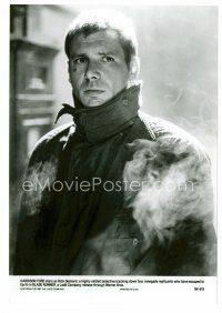 8w152 BLADE RUNNER 7x10 still '82 Ridley Scott classic, best close portrait of Harrison Ford!