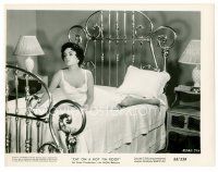 8w185 CAT ON A HOT TIN ROOF 8x10 still '58 classic image of Elizabeth Taylor as Maggie the Cat!