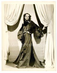 8w188 CHAINED 8x10 still '34 Joan Crawford wearing white polka dot taffeta negligee!