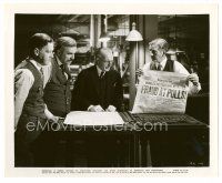 8w196 CITIZEN KANE 8x10 still '41 classic newspaper with Fraud at Polls headline after defeat!