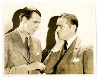 8w198 CITY STREETS 8x10 still '31 close up of Gary Cooper & injured Boyd by Eugene Richee!