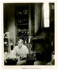 8w250 DR. JEKYLL & MR. HYDE 8x10 still R72 worried Fredric March at his desk in laboratory!