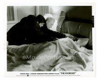 8w267 EXORCIST 8x10 still '74 Max Von Sydow, Blair & Miller, the power of Christ compels you!