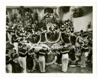 8w281 FLYING DOWN TO RIO 8x10 still '33 production number of young men & women dancing Carioca!