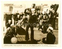 8w282 FOLLOW THE FLEET 8x10 still '36 sailor Fred Astaire dancing on deck for the crew!