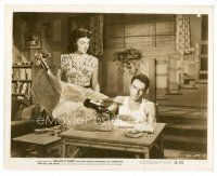 8w292 FROM HERE TO ETERNITY 8x10 still '53 Donna Reed tells drunk Montgomery Clift the news!