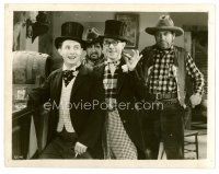 8w310 GIRL CRAZY 8x10 still '32 cowboys glare at Wheeler & Woolsey in top hats in western saloon!