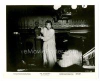 8w340 HAUNTING 8x10 still '63 close up of frightened Julie Harris at foot of stairs!
