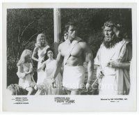 8w345 HERCULES IN NEW YORK 8x10 still '70 Arnold Schwarzenegger with Greek gods on Mt. Olympus!