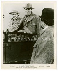 8w361 HOUND OF THE BASKERVILLES 8x10 still '59 Peter Cushing & Andre Morell in carriage!