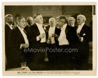 8w393 IN OLD KENTUCKY 8x10 still '35 Will Rogers talks to lots of men wearing tuxedos with drinks!