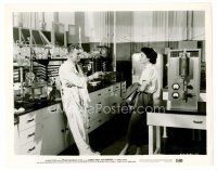 8w407 IT CAME FROM BENEATH THE SEA 8x10 still '55 Faith Domergue & Kenneth Tobey in laboratory!