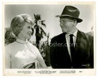8w411 IT'S A MAD, MAD, MAD, MAD WORLD 8x10 still '64 Dorothy Provine smiling at Spencer Tracy!
