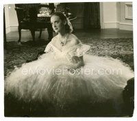 8w420 JEZEBEL 6.5x7.5 key book still '38 close up of Bette Davis in huge dress seated on floor!