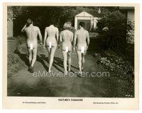 8w511 NATURE'S PARADISE 8x10 still '60 naked men & women walking down path!