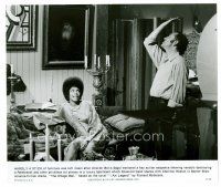 8w524 OMEGA MAN candid 8x9.5 still '71 director Boris Sagal goes over a scene with Rosalind Cash!