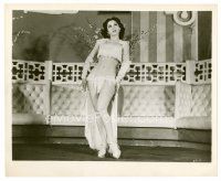 8w567 RAGE OF BURLESQUE 8.25x10 still '51 Asian dancer bumps to the new boogie beat!