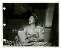 8w611 SHADOW OF THE THIN MAN deluxe 8x10 key book still '41 seated Myrna Loy in dinner gown & hat!