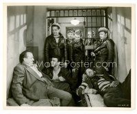 8w723 WILD ONE 8x10 still '53 Marlon Brando & biker pals visit unconscious Lee Marvin in jail cell!