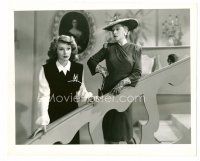 8w736 YOU WERE NEVER LOVELIER 8x10 still '42 Isobel Elsom & Rita Hayworth on stairs by Lippman!