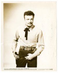 8x039 BRIAN KEITH 8x10 still '54 full-length in cowboy costume from The Violent Men!