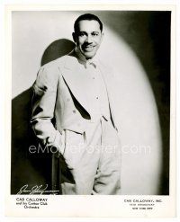 8x048 CAB CALLOWAY 8x10 publicity still '30s great full-length smiling portrait of the bandleader!
