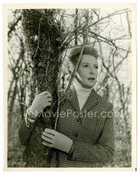 8x079 DEBORAH KERR 8x10 still '66 scared close up holding tree in forest from Eye of the Devil!