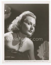 8x152 FLORENCE MARLY 8x10 still '48 close up of the sexy actress wearing cool necklace!