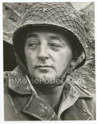 8x497 ROBERT MITCHUM 7x9 still '62 head & shoulders close up wearing helmet from The Longest Day!