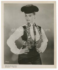 8x552 SOPHIA LOREN 8.25x10 still '57 portrait of the sexy Italian actress wearing matador outfit!